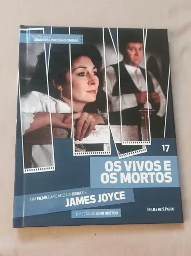 DVD+Livro - Os Vivos e os Mortos - John Huston - Coleção Folha Grandes Livros no Cinema