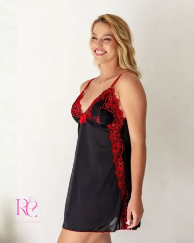 Conjunto Baby Doll Feminino Short Doll Renda Sexy Verão