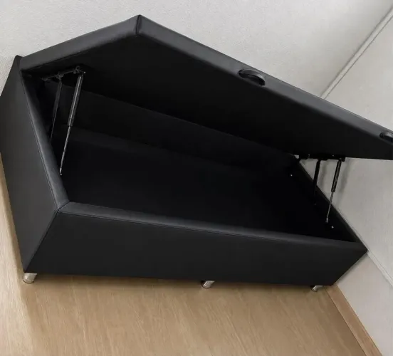 Cama baú box solteiro 