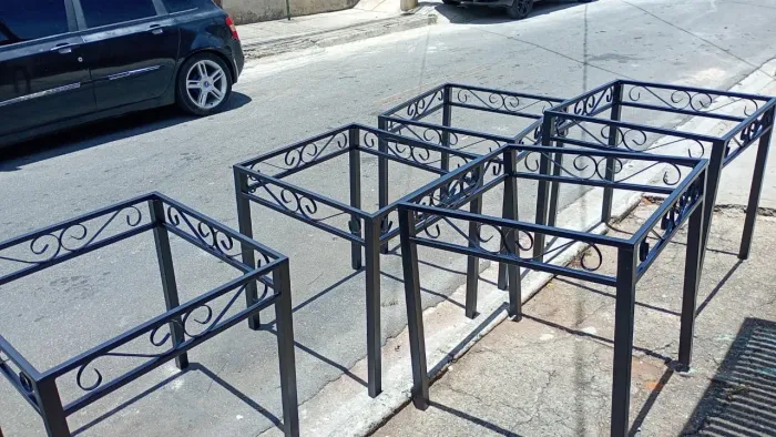 Mesa ferro galvanizado 