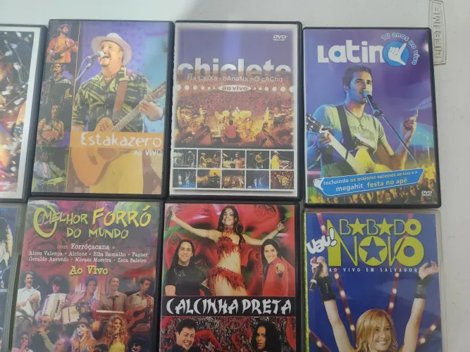 8 DVDs nacionais originais