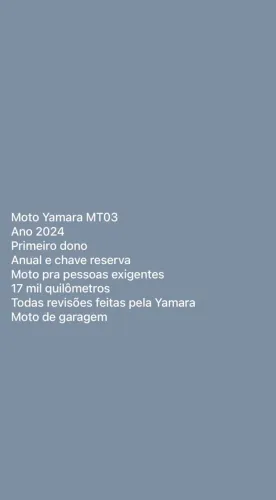 Yamaha MT-03 321/abs 2024