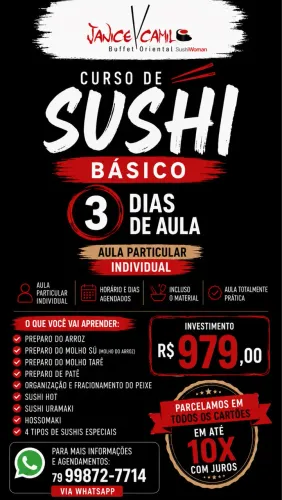 Curso básico de sushi 