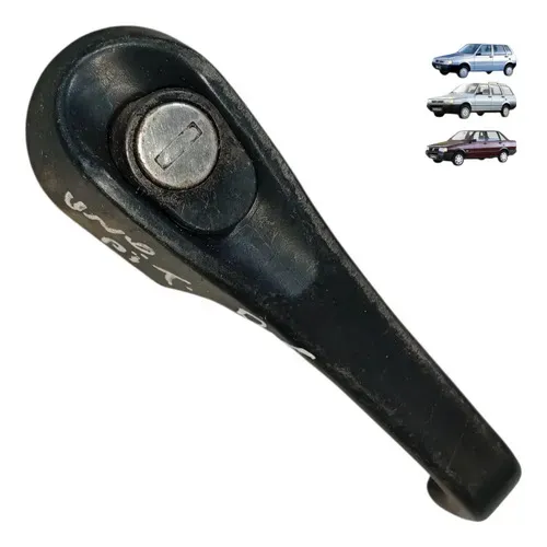 Macaneta Porta Externa Fiat Elba Uno Premio 1986 2003 2013 Preto Dianteira