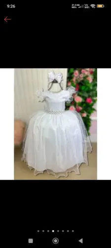 Vestido florista ou daminha tamanho p 100,00 acompanhar o saiote