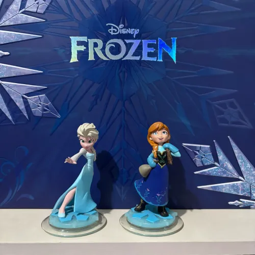 Disney Infinity bonequinhas de Anna e Elsa - Frozen