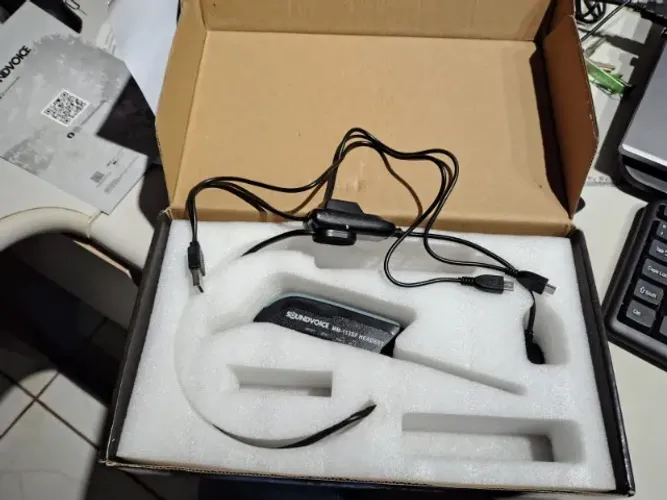 Microfone Headset sem fio Soudvoice