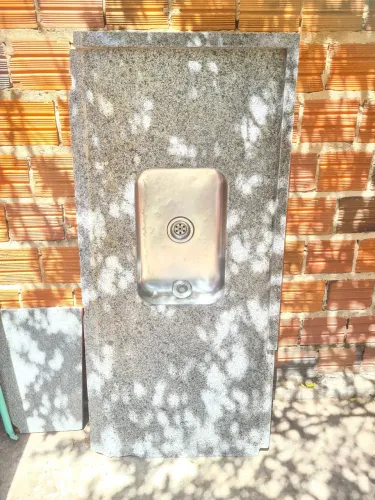 Pia com Cuba de inox