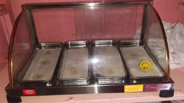 Estufa de salgados  