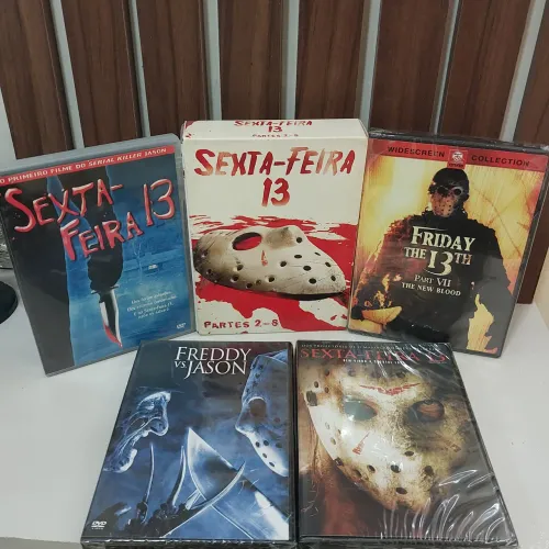 Sexta feira 13 - Coleção em dvd - Terror Slasher - *(Ler Descrição)*