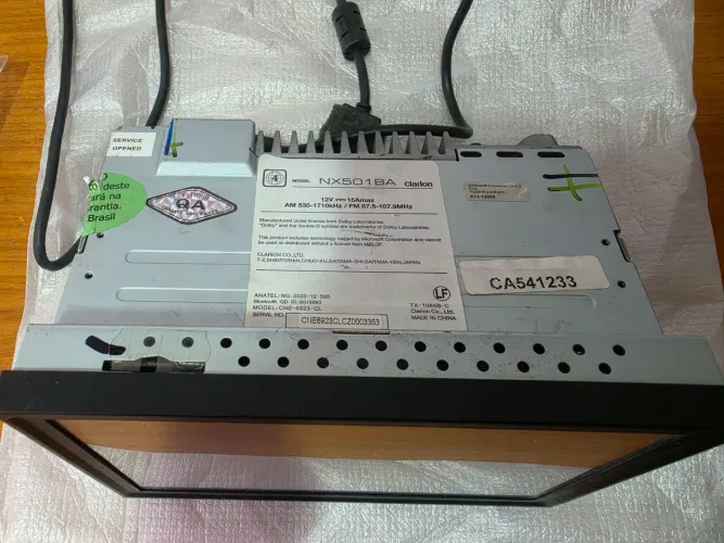 Central Multimidia Clarion NX501BA