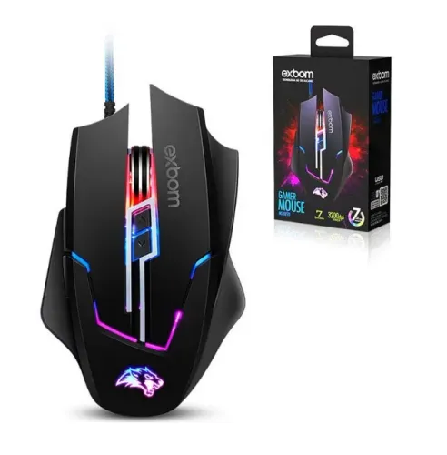 Mouse Gamer 3200 Dpi Exbom