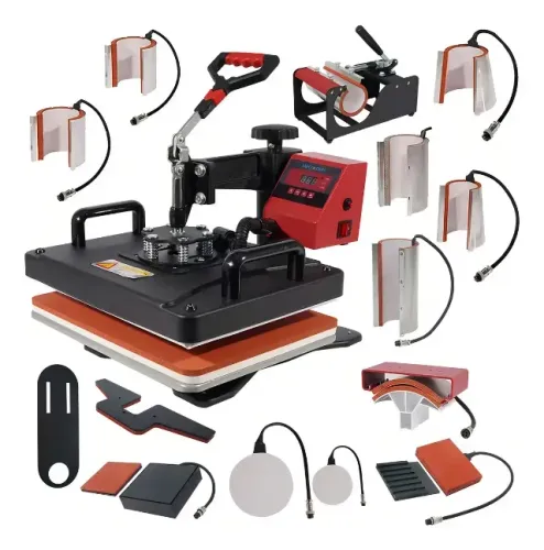 (43) Prensa Térmica Mecolour 15 em 1 para Canecas, Bonés, Canetas, Rótulos e Sapatos 110V