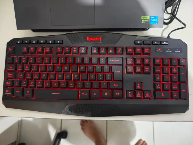 Teclado Gamers Redragon Harpe2 novo. Lacrado.