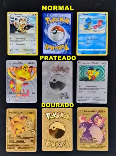 CARDS POKEMON COLECIONÁVEIS *Apenas para retirada Na Loja Ver Preço Na descrição