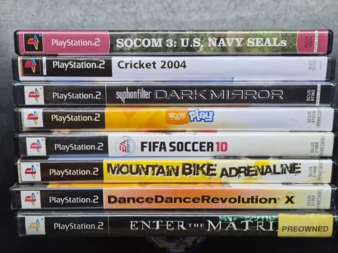 Lote de Jogos Originais Playstation 2 - 8 Jogos