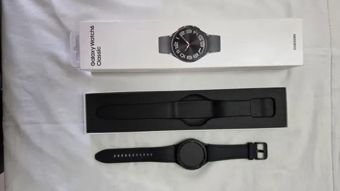 SAMSUNG GALAXY WATCH6 CLASSIC LTE 43MM - IMPECÁVEL!