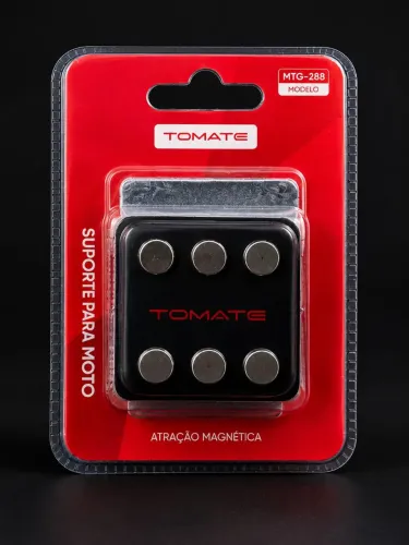 Suporte Magnético para Celular de Moto Tomate MTG-288