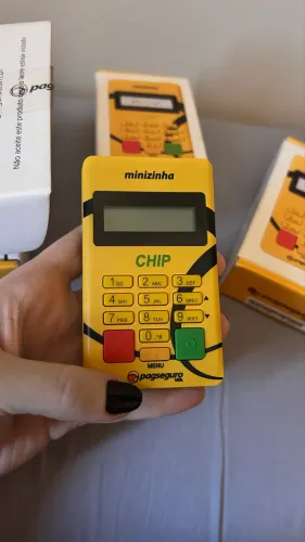 Maquininha de Cartão Minizinha Chip