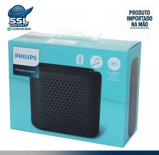 ? Caixa de Som Bluetooth Philips BT55 Portátil Original