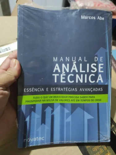 Livro Manual de análise técnica  de Marcos Abe- livro novo ainda plastificado - 35,00