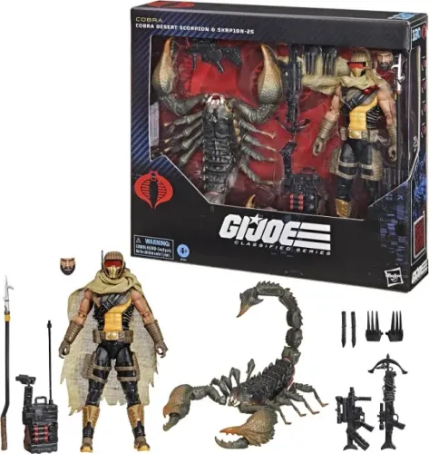 G.I. Joe Classified Series Cobra Desert Scorpion & SKRP10N-25