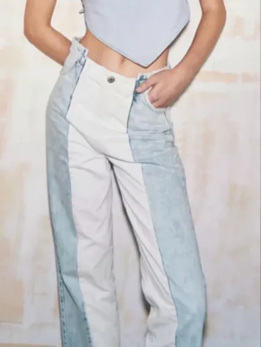 Calça Patchwork Zara tam 38