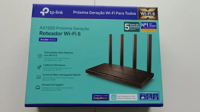 Roteador TP-Link Archer C6 300Mbps 4 Antenas - 5 Portas - NOVO