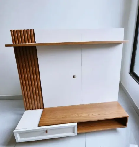 Painel Home Ripado para TV até 55 polegadas montado