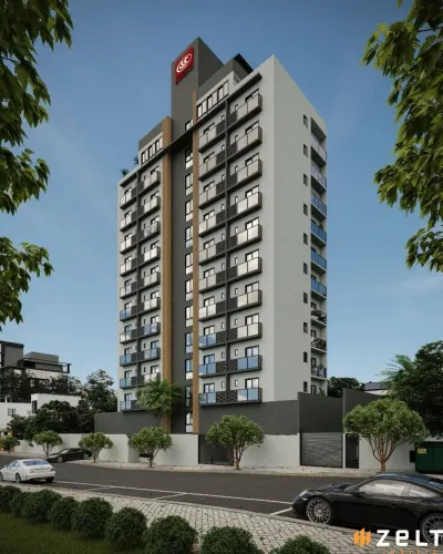 Apartamento com 1 dormitório à venda, 27 m² por R$ 370.000,00 - Centro (Blumenau) - Blumen