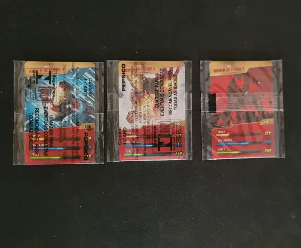 3 cartas elma ships HOMEM DE FERRO LACRADAS
