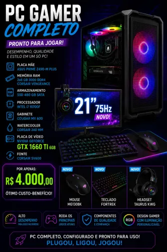Pc gamer ótimo preço