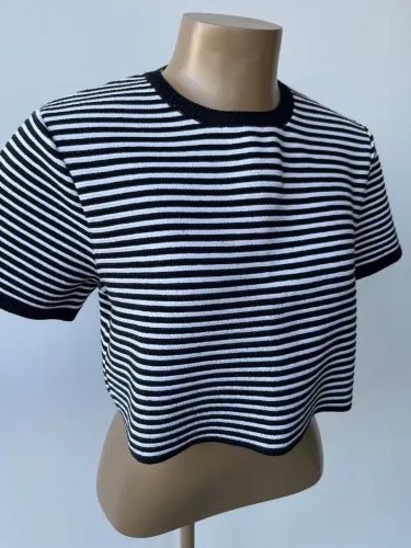 Blusa Cropped de tricot John John 