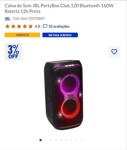 Caixa jbl