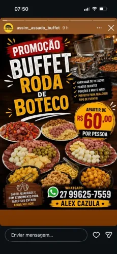 BUFFET RODA DE BOTECO