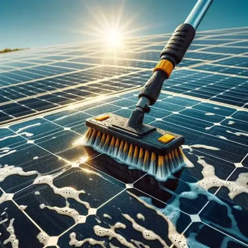 Limpeza placa Solar e revisão