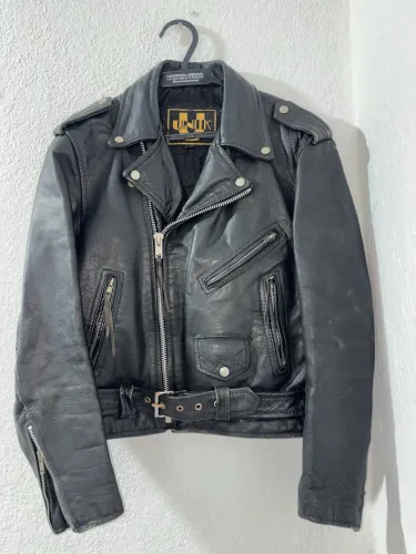 Jaqueta Couro legítimo motoqueiro