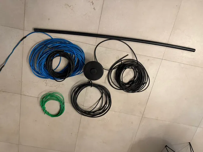 Cabos Fios 6mm, 4mm e 10mm resto de obra