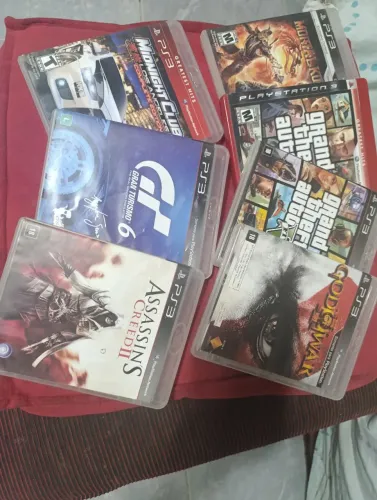 Minha coleção de Jogos de PS3