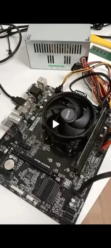 Kit Ryzen 5 4650GE com processador gráfico +placa-mãe