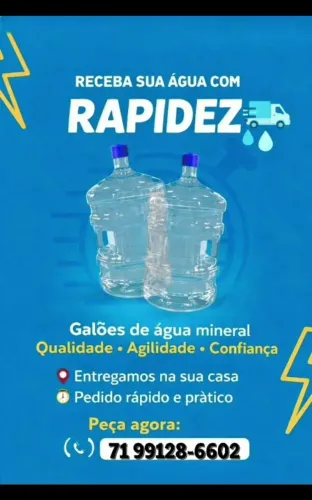 Distribuidora de água disk *02 valor 8,00entrega grátis