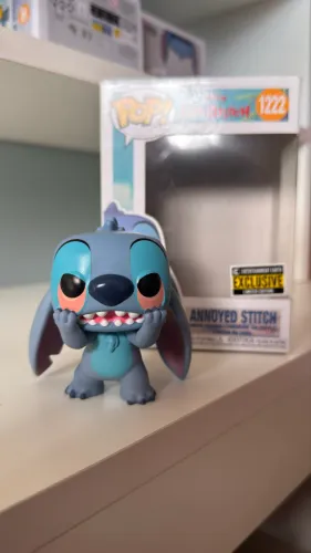 Funko Pop! Annoyed Stitch #1222 - Exclusive Entertainment Earth #1222 Disney Lilo & Stitch