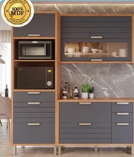 Armário de Cozinha Safira 100% MDF