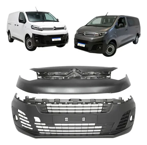 Grade Parachoque Citroen Jumpy 2018 A 2024 Kit S/friso Novo Preto