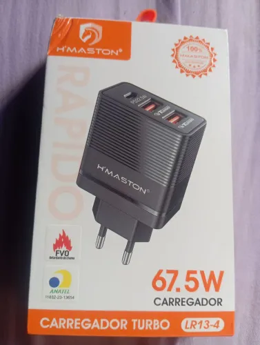 Vendo Carregador Novo H'Maston 67.5W Turbo