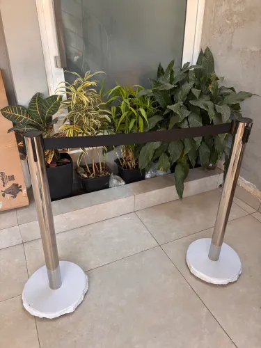 Kit 2 Pedestal Organizador cromado de Fita