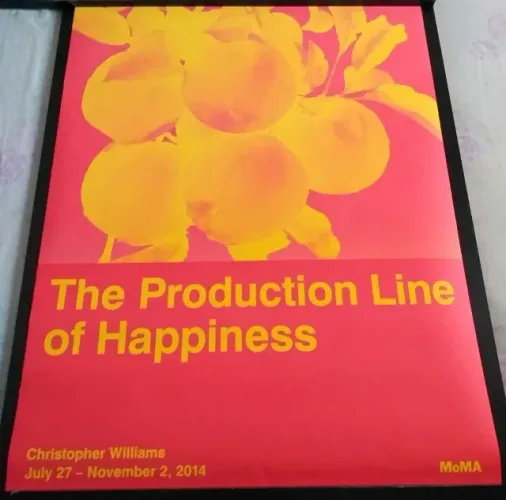 Poster Oficial MoMA NY - Christopher Williams "The Production Line of Happiness" (2014)