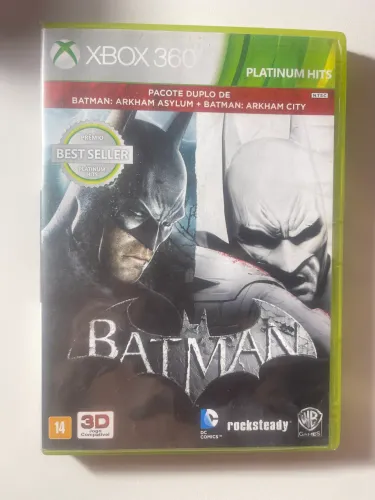 Jogo Batman Arkham Asylum + Arkham City para Xbox 360