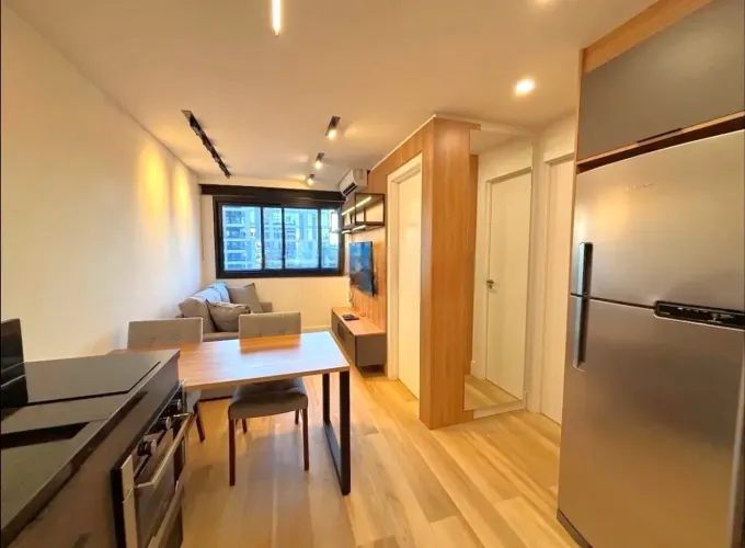 Apartamento para locação no bairro Boa Vista com 1 dormitório e 29 m² de área útil.