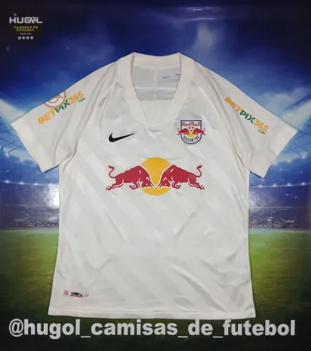 Camisa do Bragantino 2021/22 Nike #3 Léo Ortiz Patch do brasileirão de jogo 